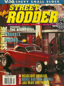 STREET RODDER 1995 APR - DEUSE FUEL SYSTEM UPDATE, GRILLE FOR A TRACK NOSE